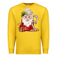Lemon santa coffee Premium Sweatshirt - JahusDesignShop