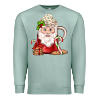 Seafoam santa coffee Premium Sweatshirt - JahusDesignShop