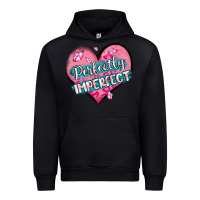 Black perfectly imperfect Urban Hoodie - MaliasSmallBusiness