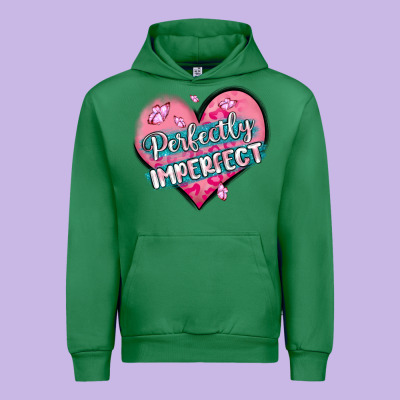 Perfectly Imperfect Urban Hoodie Designed By Maliassmallbusiness