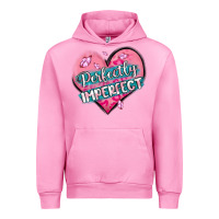 Fuchsia Pink perfectly imperfect Urban Hoodie - MaliasSmallBusiness