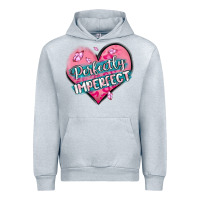 Heather Grey perfectly imperfect Urban Hoodie - MaliasSmallBusiness
