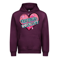 Mauve Wine perfectly imperfect Urban Hoodie - MaliasSmallBusiness