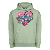 Pigment Oil Green perfectly imperfect Urban Hoodie - MaliasSmallBusiness