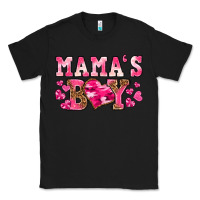 Black valentines day mamas boy Classic Tee - texasbilliewilder