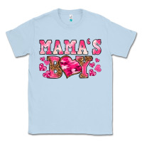 Dusty Blue valentines day mamas boy Classic Tee - texasbilliewilder