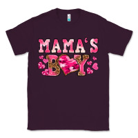 Plum valentines day mamas boy Classic Tee - texasbilliewilder
