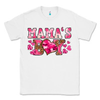 White valentines day mamas boy Classic Tee - texasbilliewilder
