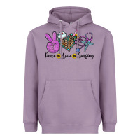 Lavender peace love nursing Heavyweight Hoodie - CowhideDigitalArt