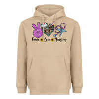 Mushroom peace love nursing Heavyweight Hoodie - CowhideDigitalArt