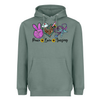 Sage peace love nursing Heavyweight Hoodie - CowhideDigitalArt