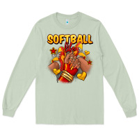 Matcha Softball life afro girl sneakers Long Sleeve Tee - RanaPortraitStore