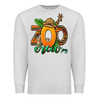 Dove Grey zoo crew Premium Sweatshirt - AdoDesignShop
