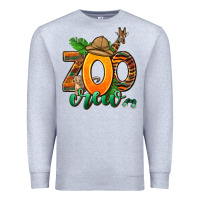 Heather Grey zoo crew Premium Sweatshirt - AdoDesignShop