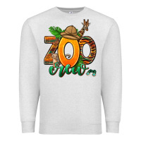 Oatmeal Heather zoo crew Premium Sweatshirt - AdoDesignShop