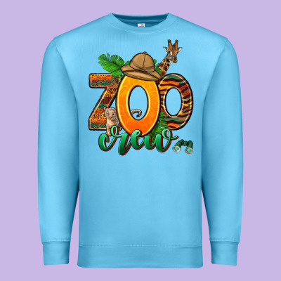 Zoo Crew Premium Sweatshirt Designed By Adodesignshop