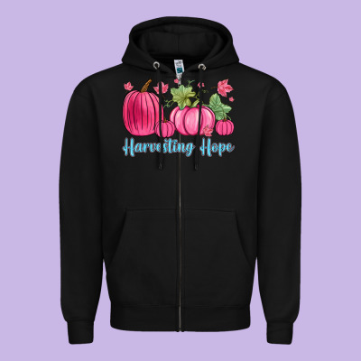 Harvesting Hope Zipper Hoodie Designed By Zillion Design Studio