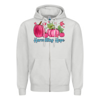 Dove Grey harvesting hope Zipper Hoodie - Zillion Design Studio