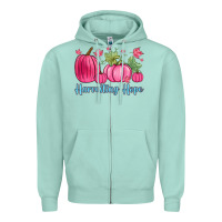 Seafoam harvesting hope Zipper Hoodie - Zillion Design Studio