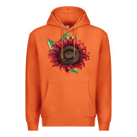 Carrot procut red sunflower Premium Hoodie - LillyAllenDesigns