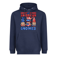 Navy all american gnomes Heavyweight Hoodie - HRA Design Shop