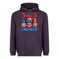 Plum all american gnomes Heavyweight Hoodie - HRA Design Shop