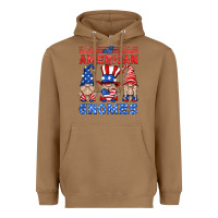 Toasted Coconut all american gnomes Heavyweight Hoodie - HRA Design Shop