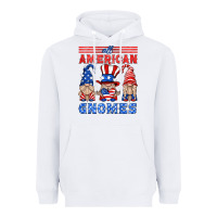 White all american gnomes Heavyweight Hoodie - HRA Design Shop