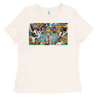 Bone happy birthday alpaca blue cup Ladies Tee - BarkalooDesign