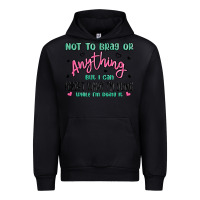 Black not to brag or anything but i can forget what im d Urban Hoodie - MaliasSmallBusiness