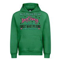 Emerald not to brag or anything but i can forget what im d Urban Hoodie - MaliasSmallBusiness