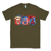 Army Green usa mason jars Classic Tee - Zillion Design Studio