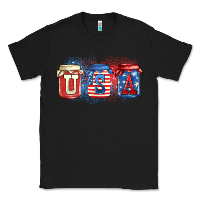Usa Mason Jars Classic Tee by Zillion Design Studio | Teevron