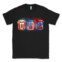 Black usa mason jars Classic Tee - Zillion Design Studio