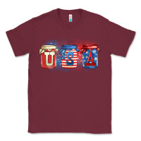 Burgundy usa mason jars Classic Tee - Zillion Design Studio