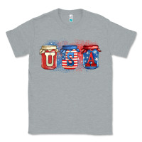 Heather Grey usa mason jars Classic Tee - Zillion Design Studio