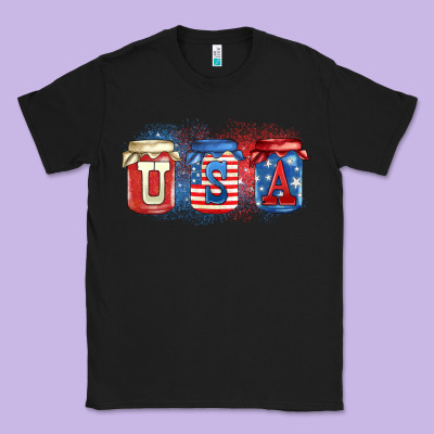 Classic Tee usa mason jars