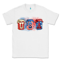 White usa mason jars Classic Tee - Zillion Design Studio