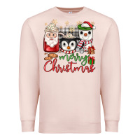 Pale Pink merry Christmas coffee Premium Sweatshirt - JahusDesignShop