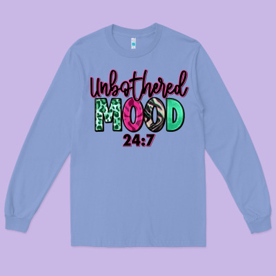 Long Sleeve Tee Unbothered mood 24:7