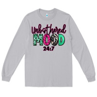 Moon Dust Unbothered mood 24:7 Long Sleeve Tee - RanaPortraitStore