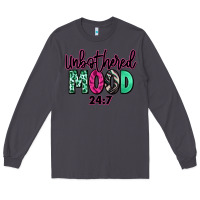 Smoke Unbothered mood 24:7 Long Sleeve Tee - RanaPortraitStore