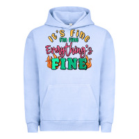 Pigment Grape Ice its fine im dine everythings fine Urban Hoodie - MaliasSmallBusiness
