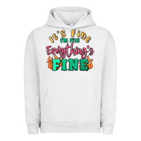 Pigment Lunar Rock its fine im dine everythings fine Urban Hoodie - MaliasSmallBusiness