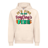 Sandshell its fine im dine everythings fine Urban Hoodie - MaliasSmallBusiness