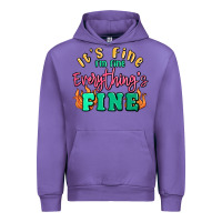 Tulip its fine im dine everythings fine Urban Hoodie - MaliasSmallBusiness
