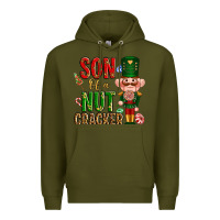 Army Green Christmas son of a nutcracker Premium Hoodie - NancyCooperArtShop