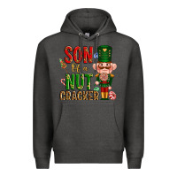 Charcoal Heather Christmas son of a nutcracker Premium Hoodie - NancyCooperArtShop