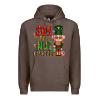 Coffee Christmas son of a nutcracker Premium Hoodie - NancyCooperArtShop