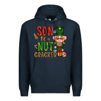 Navy Christmas son of a nutcracker Premium Hoodie - NancyCooperArtShop